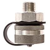 ValvoMax Stainless Oil Drain Valve - No Tools, No Mess, Fast Drain - for M18-1.50 - Stainless Drain Hose Attachment