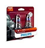 Philips Automotive Lighting 9008 X-tremeVision Upgrade Headlight Bulb with up to 100% More Vision, 2 Pack, 9008XVB2