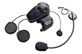 Sena SMH10-11 Motorcycle Bluetooth Headset / Intercom with Universal Microphone Kit (Single) , Black