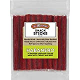 Old Wisconsin Habanero Sausage Snack Sticks, Naturally Smoked, Ready to Eat, High Protein, Low Carb, Keto, Gluten Free, 28 oz Resealable Package, 1.75 Pound