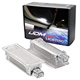 iJDMTOY (2 18-SMD LED Side Door Courtesy Lamp Assy Compatible With BMW 1 3 5 6 7 Series Z4 X3 X5 X6, OEM Replacement, Powered by Xenon White LED Lights & CAN-bus Error Free