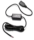 EDOTech Ultra Compact USB Direct Hardwire Adapter Kit for GPS SiriusXM Radio Dash Cam