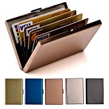 RFID Credit Card Holder Metal Wallet Stainless Steel Credit Card Protector Case Business Card Holder for Men or Women