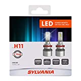 SYLVANIA H11 LED Powersport Headlight Bulbs for Off-Road Use or Fog Lights - 2 Pack