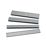 SITLDY 18 Gauge 1600-Count, 1/4 Inch Narrow Crown Staples (1/2"+3/4"+1") and Brad Nails (5/8"), 400 per Size, Galvanized