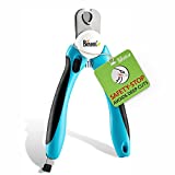 BOSHEL Dog Nail Clippers - Dog Nail Trimmers for Large Dog with Quick Sensor - Pet Nail Clippers for Dogs - Heavy Duty Pet Nail Trimmer with Safety Guard and Dog Nail File for Safe at Home Grooming
