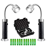 Grill Lights for BBQ, Outdoor Magneic Grill Light 360 Degree Flexible Gooseneck, Water & Heat Resistant, Magnetic Base LED Barbecue Light – 2021 Upgraded Version - 12 Batteries Included