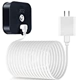 Itramax 30 FT Blink XT XT2 Charger Cable with Wall Adapter (2 Pack),Charger Brick and 90 Degree Right Angled Micro USB End Charging Cord,Outdoor Waterproof Power Supply for Blink XT/Blink XT2 Camera