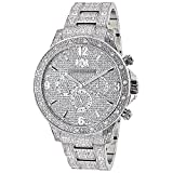 Mens Diamond Fully Iced Out Watch 1.25ctw of Diamonds by Luxurman