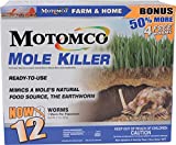 Motomco 008-34310, 12 Worm 198880 Mole Killer Ready to Use Bonus Box