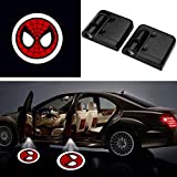 3D Ghost Shadow Emblems Wireless Door Logo Shadow Ghost Lights (2pcs) fit Ford Focus 2 Fiesta F150 Mondeo Transit Mustang etc (Cute Spider)