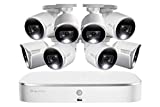 Lorex 4K HD Weatherproof Indoor/Outdoor Security System, 8 x 4K Ultra HD Bullet Cameras w/Advanced Motion Detection | Color Night Vision & Smart Home Compatibility (8 Pack)-Incl. 2TB 8-Channel DVR