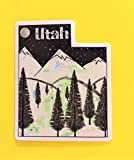 Utah Sticker, Utah Map Sticker, Utah Bumper Sticker, Utah