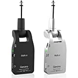 Getaria 2.4GHZ Wireless Guitar System Built-in Rechargeable Lithium Battery Digital Transmitter Receiver for Electric Guitar Bass (Black)