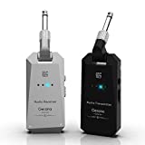 Getaria 5.8GHz Wireless Guitar System Wireless Guitar Transmitter Receiver Set 4 Channels for Electric Guitar Bass