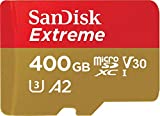 SanDisk 400GB Extreme Uhs-I MicroSDXC Memory Card with SD Adapter