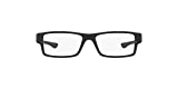 Oakley Youth OY8003 Airdrop XS Rectangular Prescription Eyewear Frames, Satin Black/Demo Lens, 50 mm