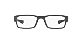Oakley Men's Ox8046 Airdrop Rectangular Prescription Eyeglass Frames, Satin Light Steel/Demo Lens, 53 mm