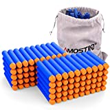 AMOSTING Refill Darts 100PCS Bullets Ammo Pack for Nerf N-Strike Elite Series – Blue