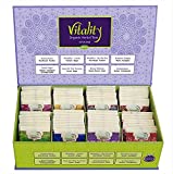 Adanim Bio Vitality Herbal Tea Sampler (8 Flavors Assorted Tea Gift Set) 64 Individually wrapped Tea bags Gift Box, Caffeine Free Organic Tea Sampler, Herbal Tea gifts with variety of Health Benefits