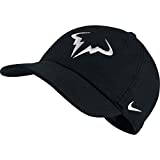 Nike Mens Aerobill Rafa Nadal H86 Tennis Hat Black/White 850666-010