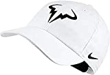 Nike Mens Aerobill Rafa Nadal H86 Tennis Hat White/Black 850666-101