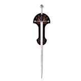 Lord of the Rings United Cutlery LOTR Anduril Sword of King Elessar with Wall Plaque - 52 7/8" Length, The Hobbit