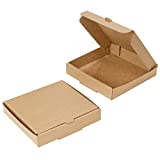 5" Kraft Mini Pizza Boxes (8 Pack) - Chica and Jo Brand - Square Flat Cardboard Boxes 5 Inch (8)