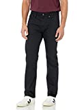 Amazon Essentials Men's Straight-Fit Stretch Jean, Black, 36W x 30L