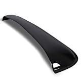 ICBEAMER 35.6" 880mm Universal Fit Auto Moon Sunroof Wind Deflector Black Dark Smoke Smooth w/Waterproof Tape