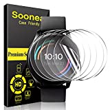 Soonear 6 Pack Screen Protector Compatible for Oneplus Watch Max Coverage, Self-Healing, Bubble Free, HD Transparent Flexible TPU Film