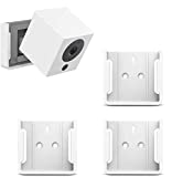 HOLACA Quick Indoor Wall Mount Bracket for Wyze Cam Camera Wyze Cam V2 and iSmart Alarm Spot Camera (3 Pack, White)
