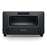 BALMUDA The Toaster | Steam Oven Toaster | 5 Cooking Modes - Sandwich Bread, Artisan Bread, Pizza, Pastry, Oven | Compact Design | Baking Pan | K01M-KG | Black | US Version