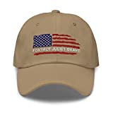 Gutsy Foxtrot Juliet Bravo Dad Hat, FJB Pro America Unisex Hat, Military Alphabet Code Hat, Camo Pro America Trending FJB Hat, Khaki, One Size