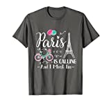 Cute Paris France Vacation Travel Christmas Gift T-Shirt