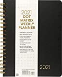 2021 Dot Matrix Weekly Planner (16-month calendar)