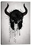 Cortesi Home Northmen Wall Art, 12" x 18", Black,CH-CA121883