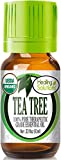 Organic Tea Tree Essential Oil (100% Pure - USDA Certified Organic) Best Therapeutic Grade Essential Oil - 10ml