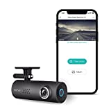 70Mai Smart Dash Cam 1S, Dash Cam Recorder Camcorder, 1080p, Night Vision, Wide Angle, G-Sensor, Loop Recording, App WiFi, Voice Control (2020)