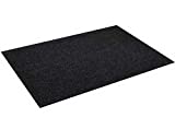 BBQ Grill Splatter Mat for Gas Electric Oven & Smokers - Absorbent Grill Pad Washable Floor Mat Protects Deck and Patio from Grease Splatter (30'' x 48'', Black) Plus Reusable Cleaning Cloths(2)