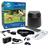 PetSafe Stay & Play Compact Wireless Fence – No Wire to Bury – Our Smallest Transmitter – Covers 3/4-Acre – For Dogs 5 lbs & Up – Rechargeable Collar – From the Parent Company of INVISIBLE FENCE Brand
