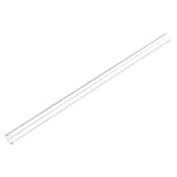 uxcell Clear Rigid Tubing 10mm(25/64'') ID x 12mm(15/32'') OD x 1Ft Length Round Plastic Polycarbonate Tube