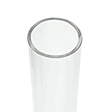 Source One Polycarbonate Lexan Unbreakable Round Clear Tube 1/2, 1, & 1 1/2 Inch Diameter (1 1/2 Inch Diameter, 12 Inch Long)