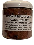 Lenon Lures Beaver Meat Fox and Coyote Bait - 8 oz Plastic Jar