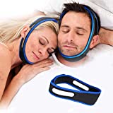 Anti Snoring Chin Strap, Stop Snoring Chin Straps for CPAP Users, Adjustable Snore Reduction Device for Sleeping Better, Breathable Stop-Snoring Sleep Aid for Men Women Snore Stopper Snoring Solution
