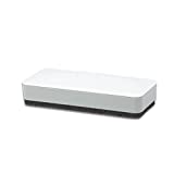 U Brands Side Magnetic Dry Erase Board Eraser, Thick Felt Bottom Surface, 2 x 5 x 1 Inches, White