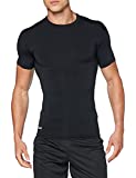 Under Armour Men's HeatGear Tactical Compression Short-Sleeve T-Shirt , Black (001)/Clear , Medium