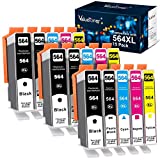 Valuetoner Compatible Ink Cartridge Replacement for HP 564XL 564 XL Combo Pack for Photosmart 5510 5520 6520 7510 7520 Premium C309A C410A Printer (3 Black,3 Photo Black, 3 Cyan,3 Magenta,3 Yellow)
