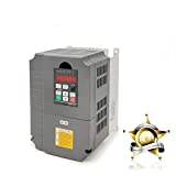 Huanyang Vector VFD Variable Frequency Drive,Single to 3 Phase,7.5kW 10HP 220V AC 34A for Motor Speed Control,GT Series