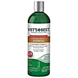 Vets Best Flea & Tick Advanced Strength Dog Shampoo - Dog Flea and Tick Treatment - Plant-Based Formula - Certified Natural Oils - 12 oz